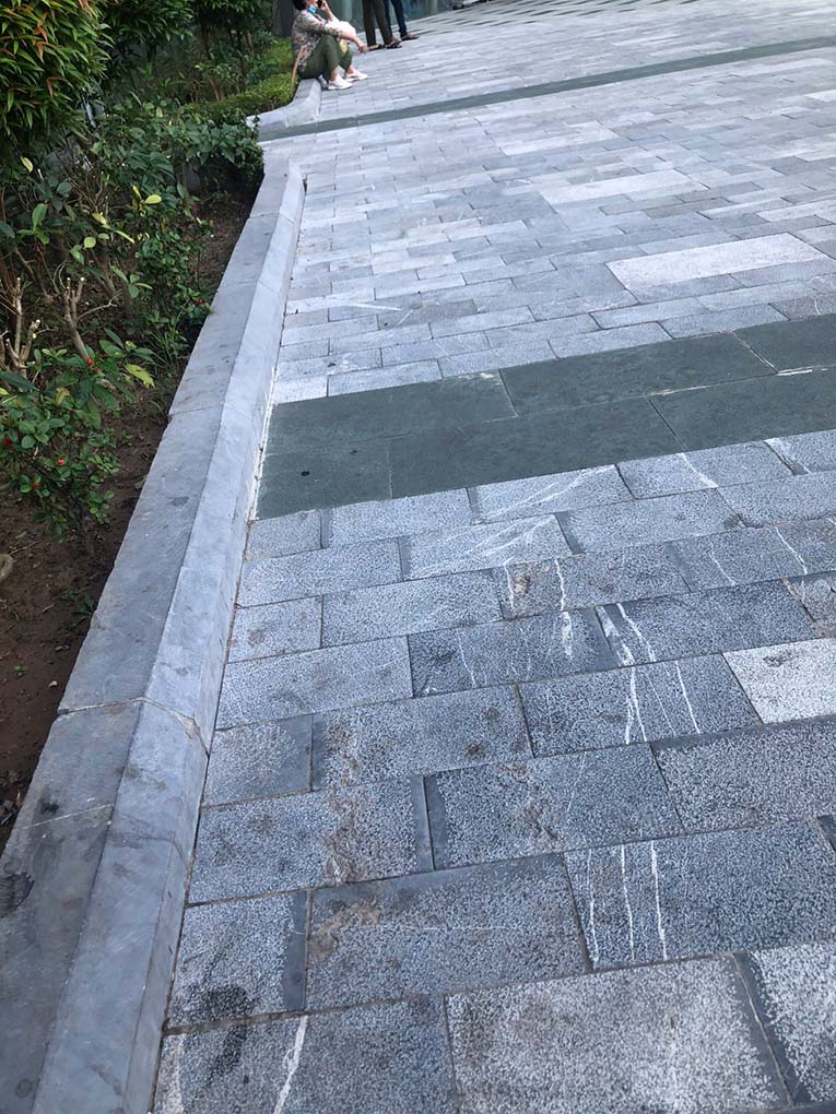 đá xanh đen bó vỉa
