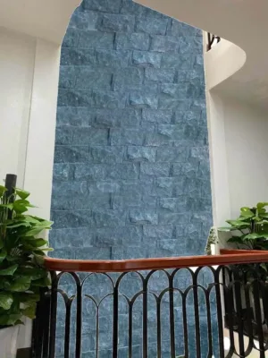 đá bóc xanh ốp riếng trời