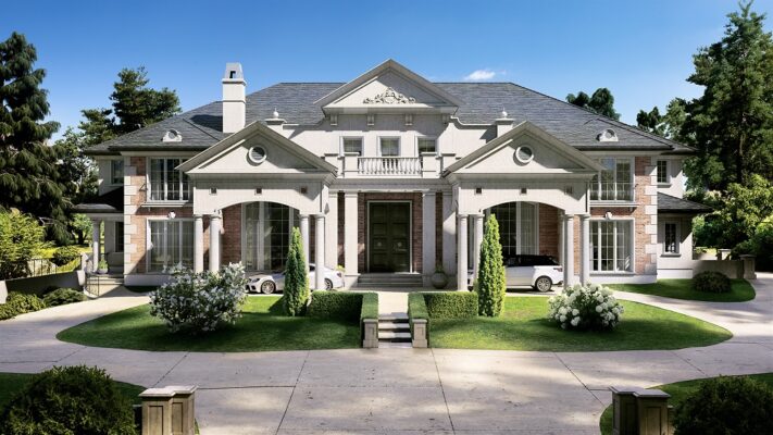 biệt thư sân vườn phong cách châu âu