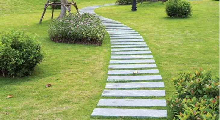 Đá bước dạo xanh rêu 30x60x3